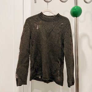 3.1 Philip L Dark Green Sweater